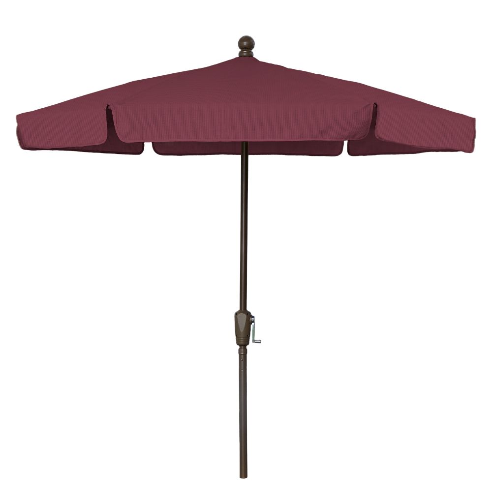 Fiberbuilt Umbrellas & Cushions 7GCRCB-Burgundy 7.5